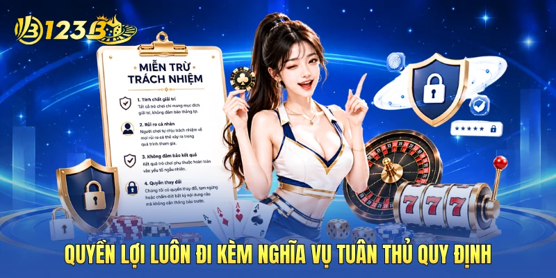 Quyền lợi luôn đi kèm nghĩa vụ tuân thủ quy định Quyền lợi luôn đi kèm nghĩa vụ tuân thủ quy định