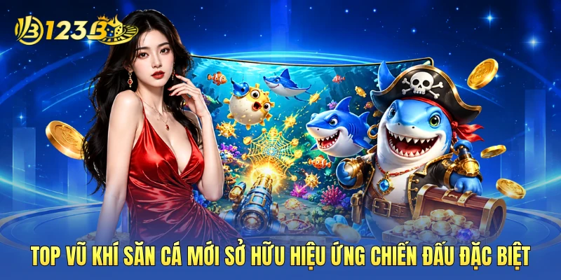 Top vũ khí săn cá mới sở hữu hiệu ứng chiến đấu đặc biệt Top vũ khí săn cá mới sở hữu hiệu ứng chiến đấu đặc biệt